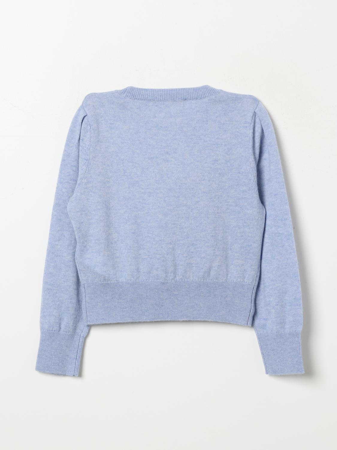 MISS BLUMARINE SWEATER: Sweater kids Miss Blumarine, Blue - Img 2