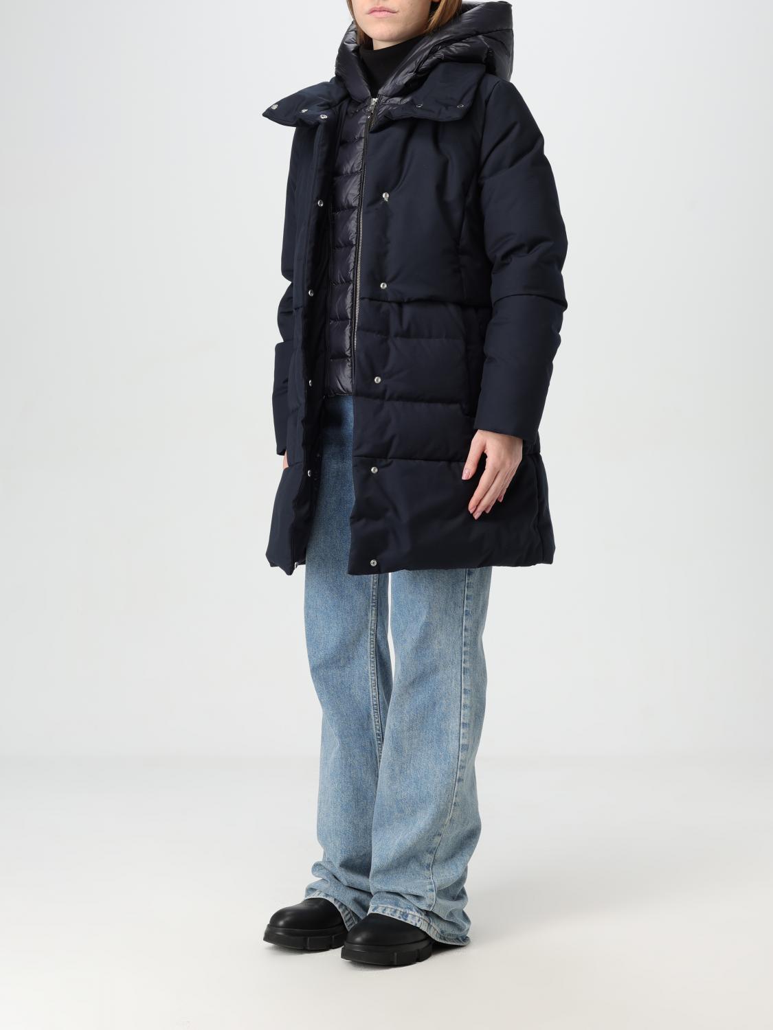 WOOLRICH CHAQUETA: Abrigo mujer Woolrich, Azul Oscuro - Img 3
