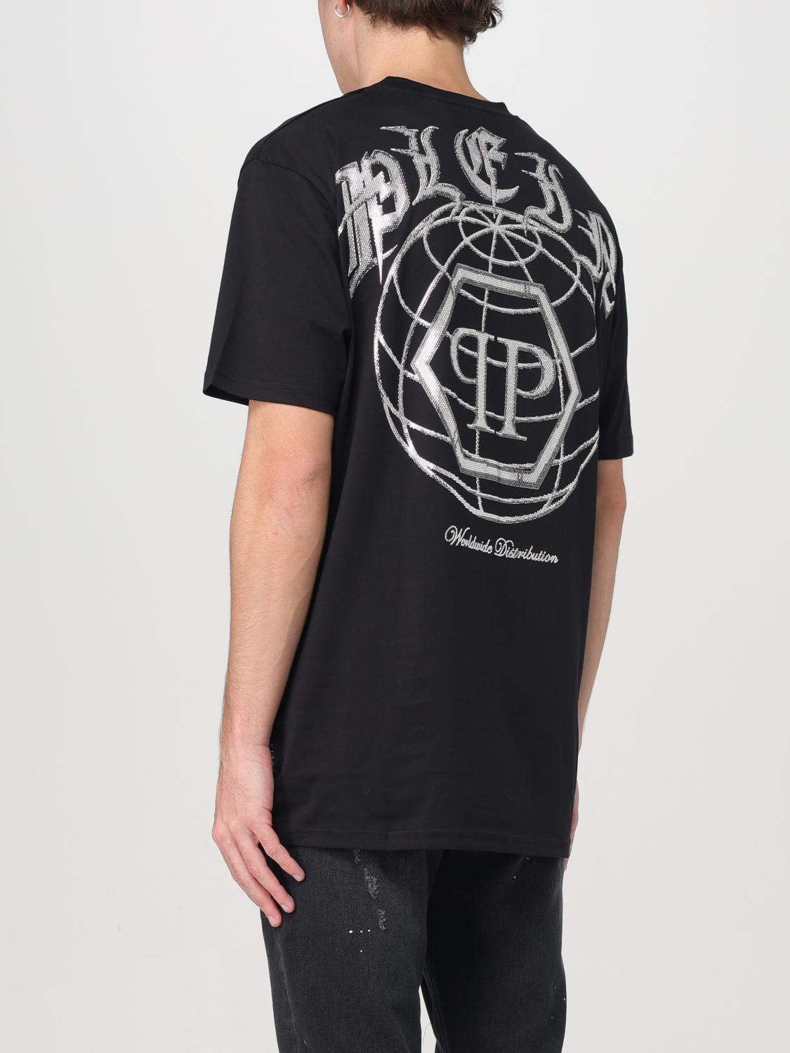 PHILIPP PLEIN T-SHIRT: T-shirt herren Philipp Plein, Schwarz - Img 3