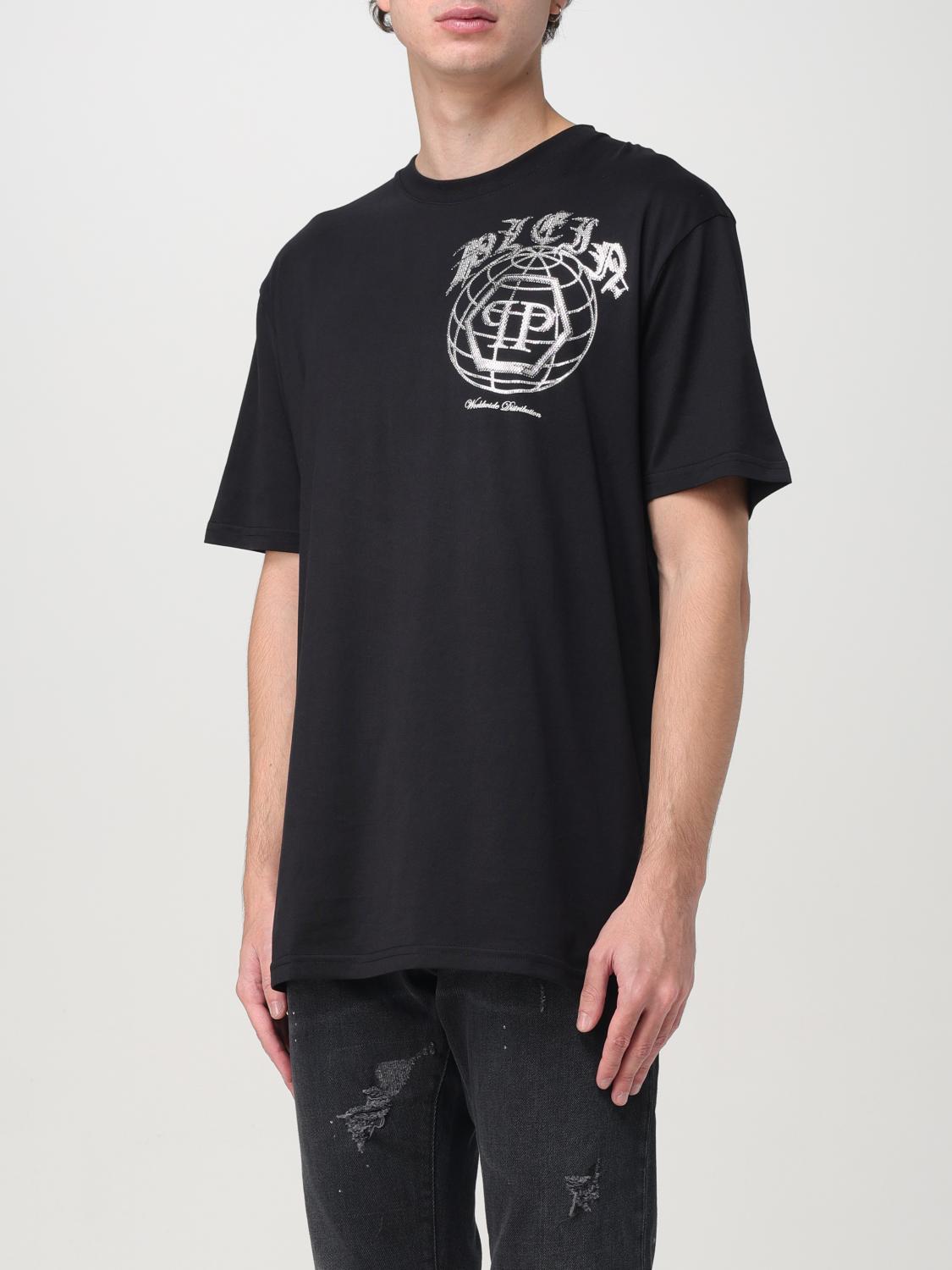 PHILIPP PLEIN T-SHIRT: T-shirt herren Philipp Plein, Schwarz - Img 4