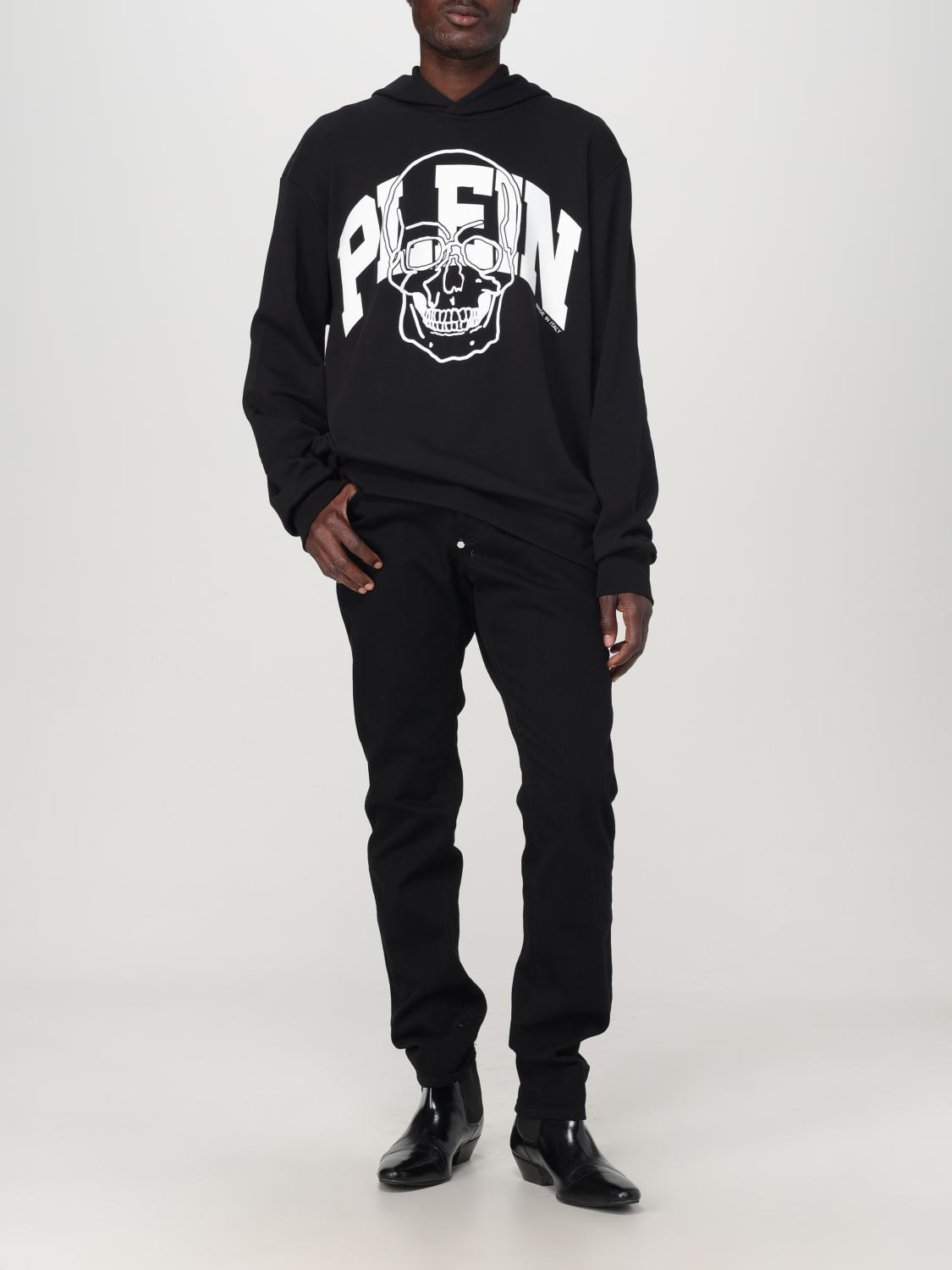 PHILIPP PLEIN SWEATSHIRT: Sweatshirt men Philipp Plein, Black - Img 2