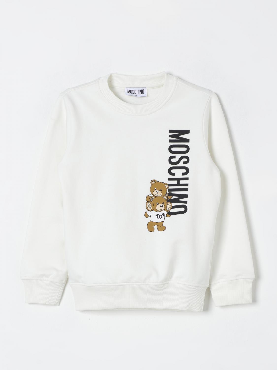 MOSCHINO SWEATER: Sweater kids Moschino, White - Img 1