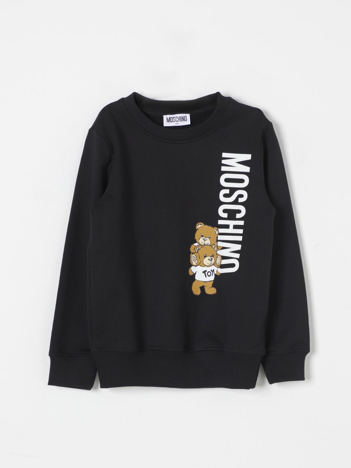 MOSCHINO PULLOVER: Pullover kinder Moschino, Schwarz - Img 1