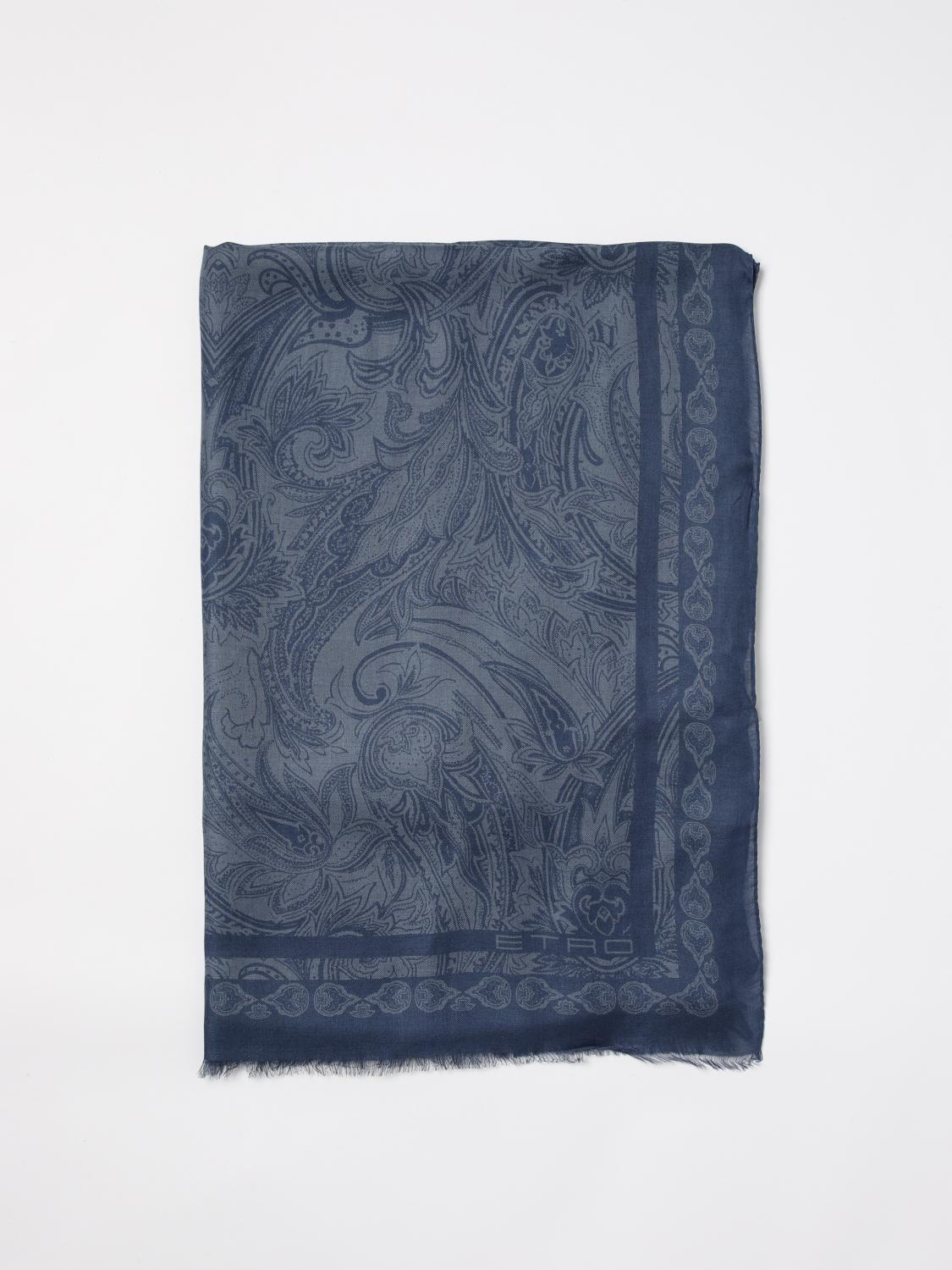ETRO SCHAL: Schal herren Etro, Blau - Img 1