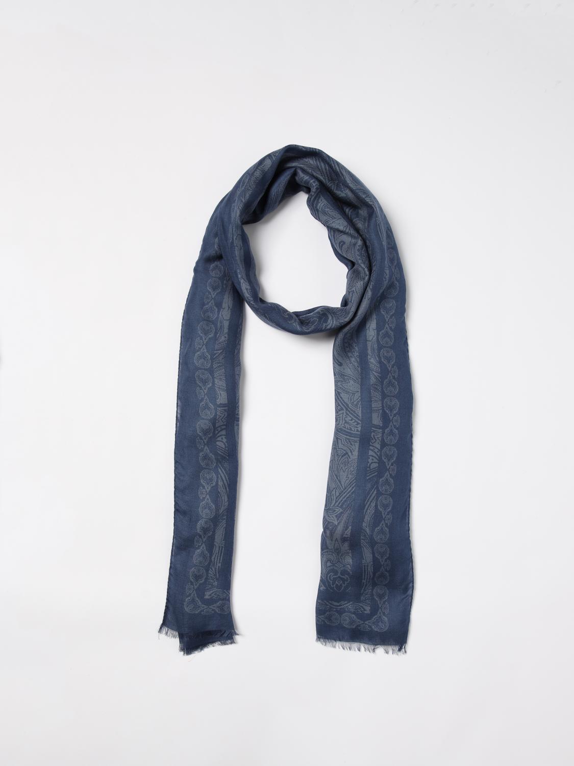 ETRO SCHAL: Schal herren Etro, Blau - Img 4