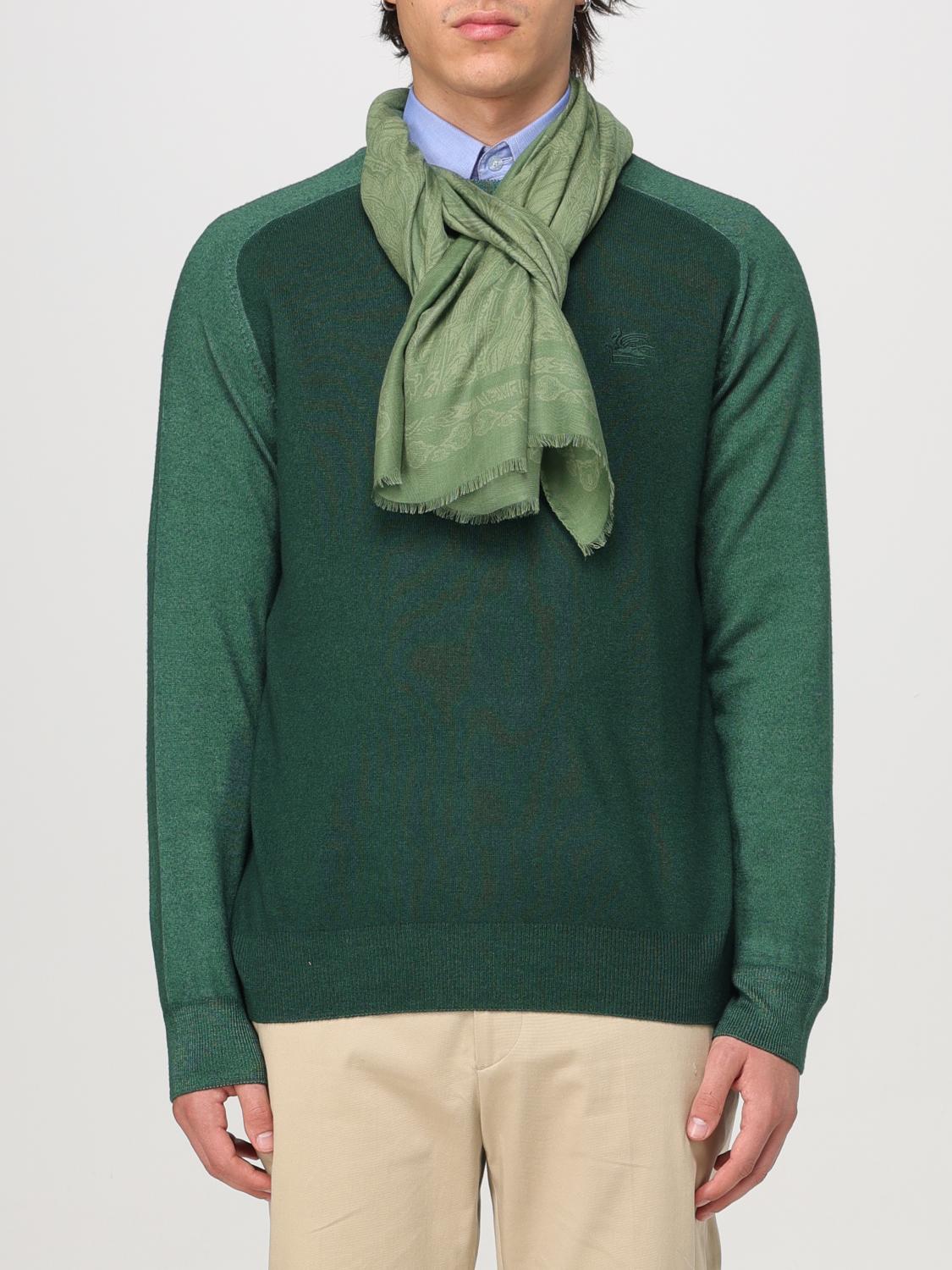 ETRO SCIARPA: Sciarpa Paisley Etro in cashmere , Verde - Img 2