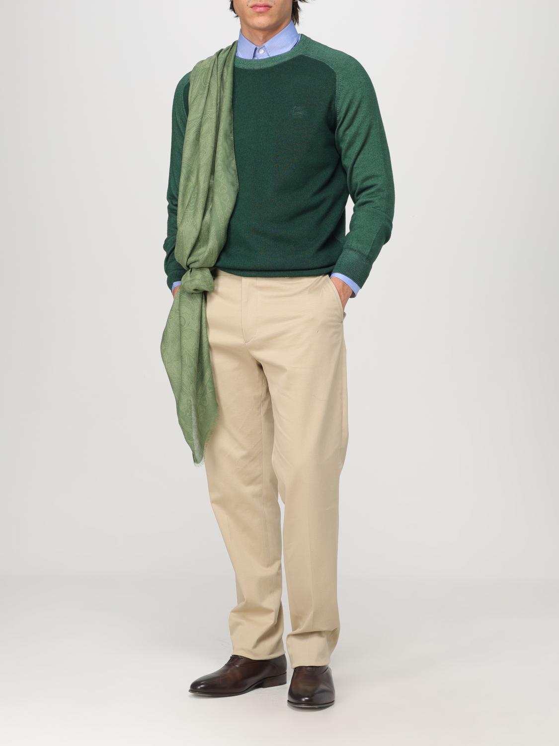 ETRO SCIARPA: Sciarpa Paisley Etro in cashmere , Verde - Img 4