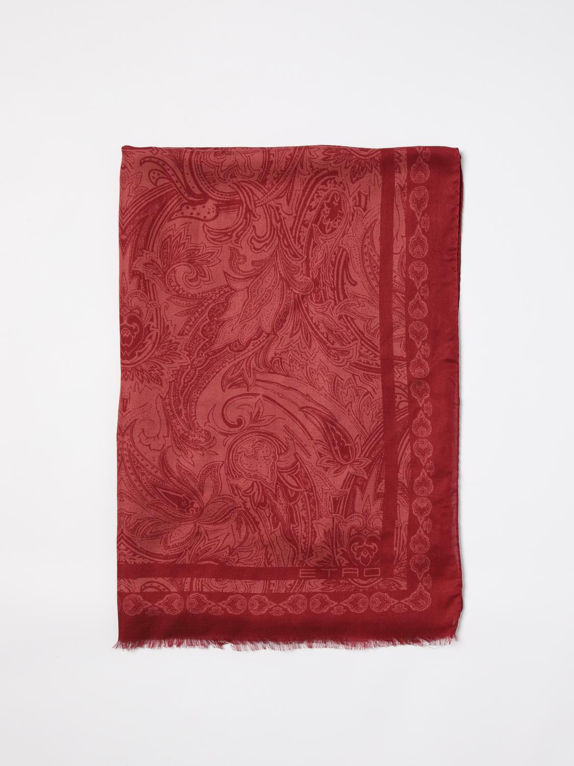 ETRO BUFANDA: Bufanda hombre Etro, Rojo - Img 1