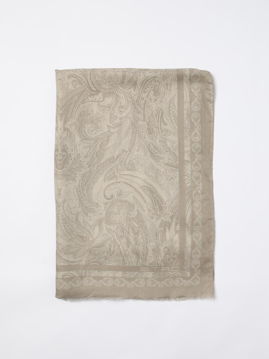 ETRO SCIARPA: Sciarpa Paisley Etro in cashmere , Beige - Img 1