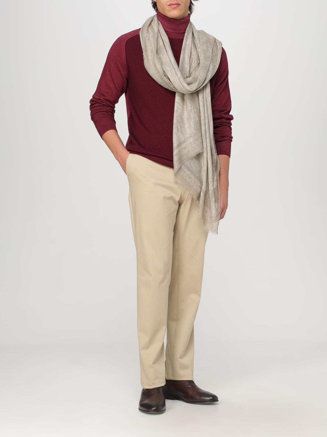ETRO SCIARPA: Sciarpa Paisley Etro in cashmere , Beige - Img 4