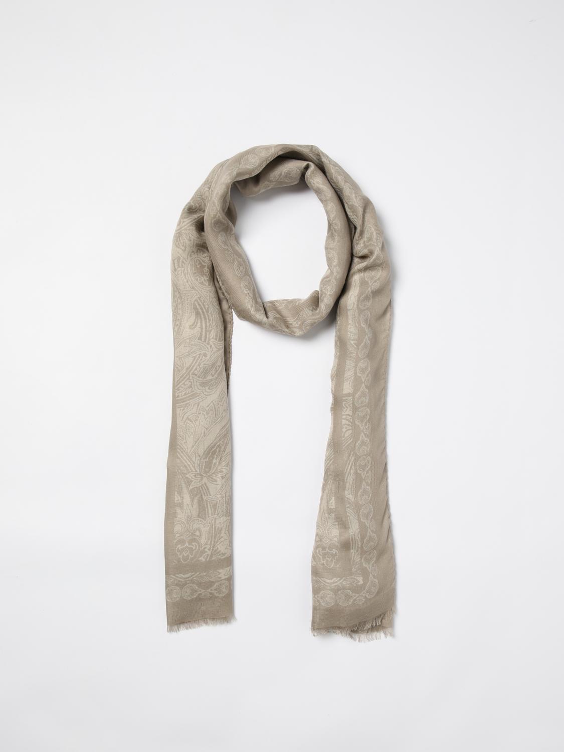 ETRO SCIARPA: Sciarpa Paisley Etro in cashmere , Beige - Img 5