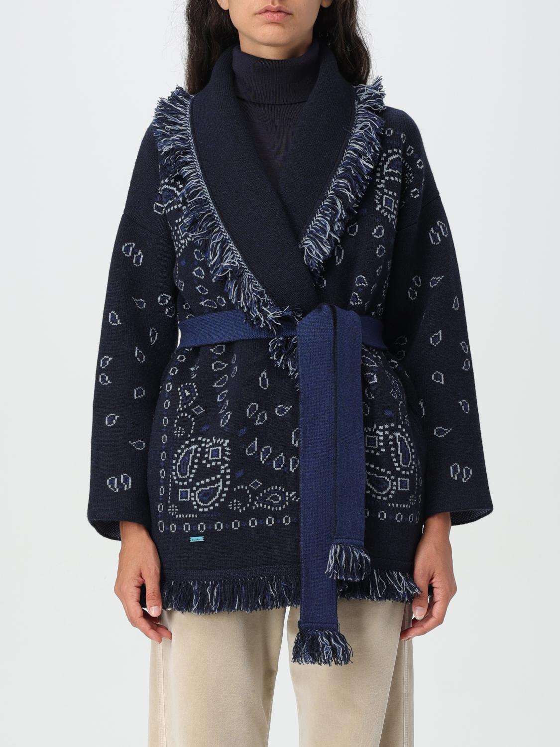 Alanui cashmere cardigan - Blue | LWHB064E24KNI002 | GIGLIO.COM