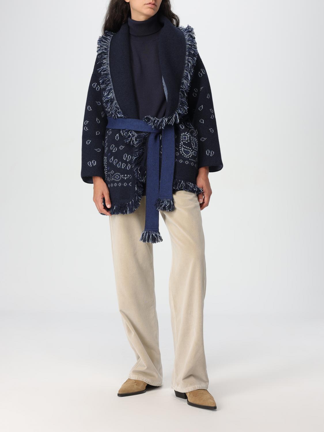 Alanui cashmere cardigan - Blue | LWHB064E24KNI002 | GIGLIO.COM