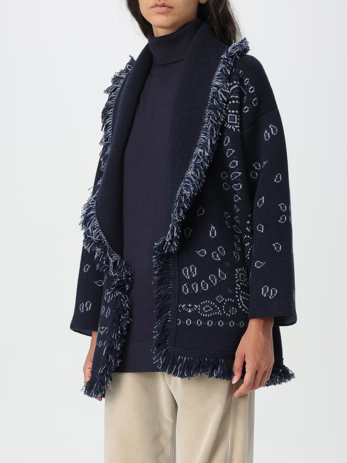 Alanui cashmere cardigan - Blue | LWHB064E24KNI002 | GIGLIO.COM