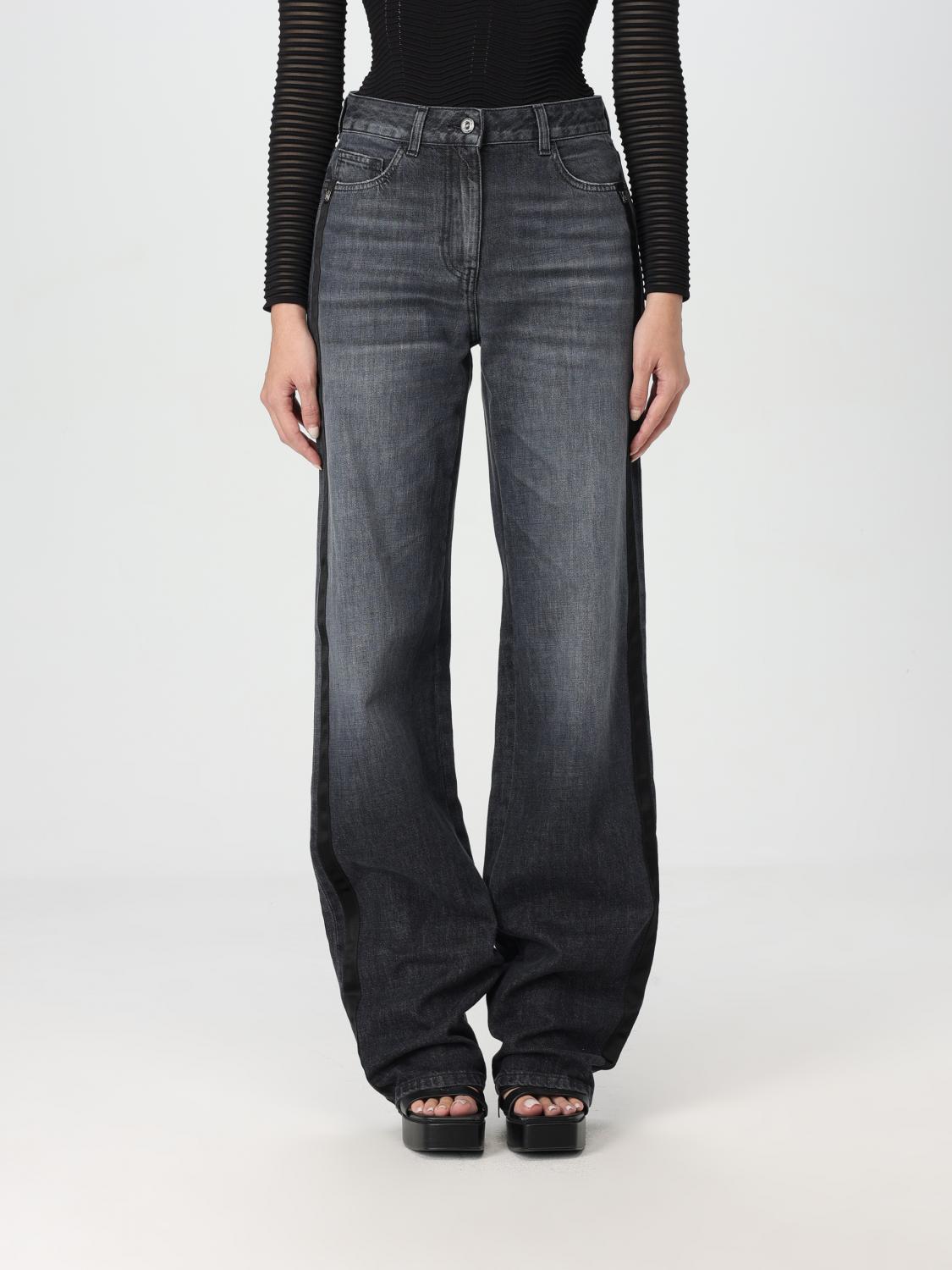 ELISABETTA FRANCHI JEANS: Pants woman Elisabetta Franchi, Grey - Img 1