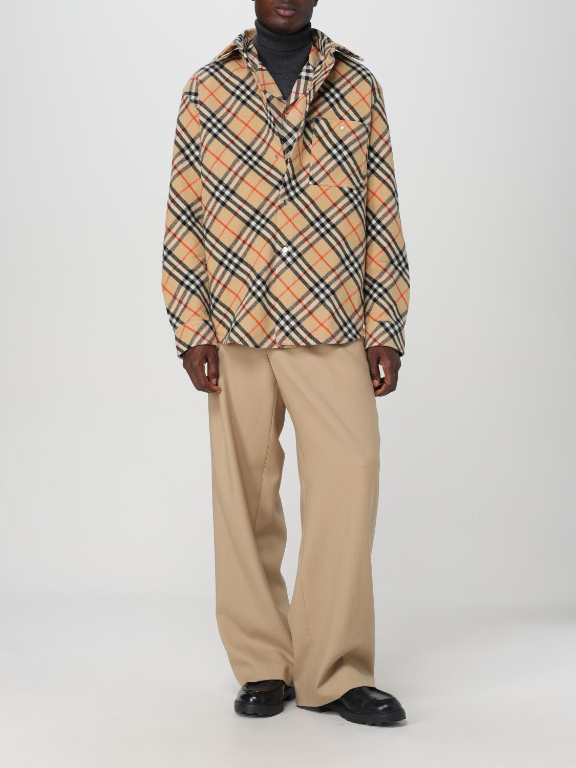 BURBERRY SHIRT: Shirt men Burberry, Sand - Img 2