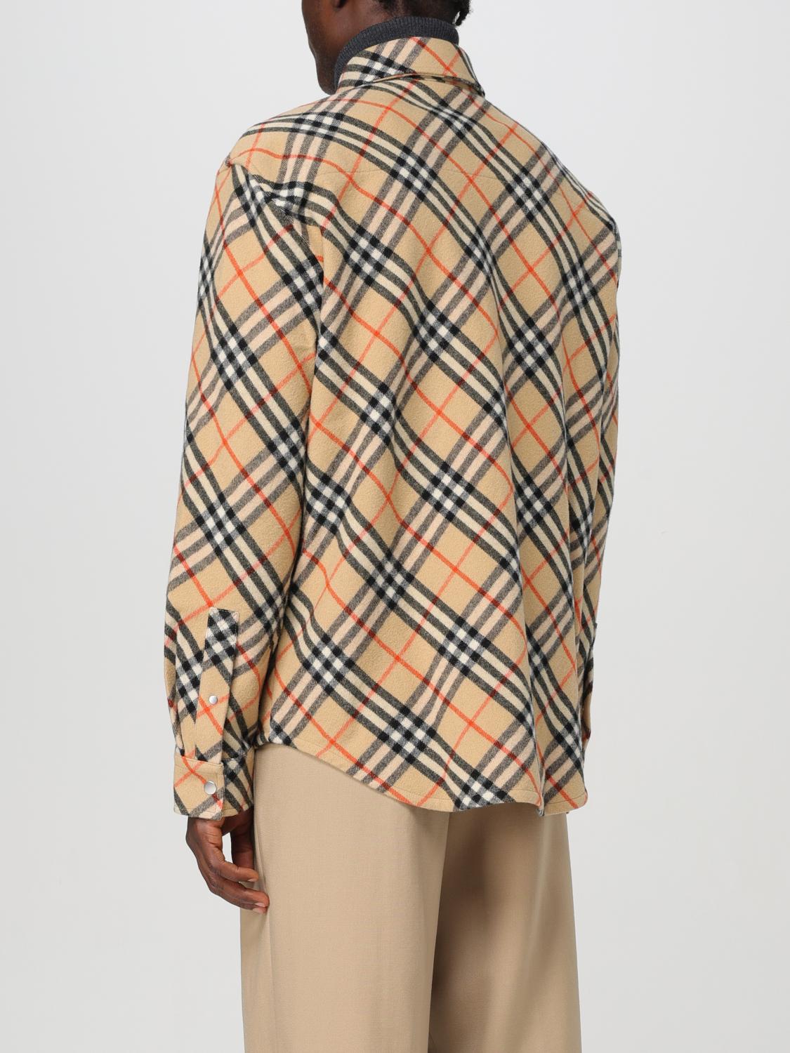 BURBERRY SHIRT: Shirt men Burberry, Sand - Img 3