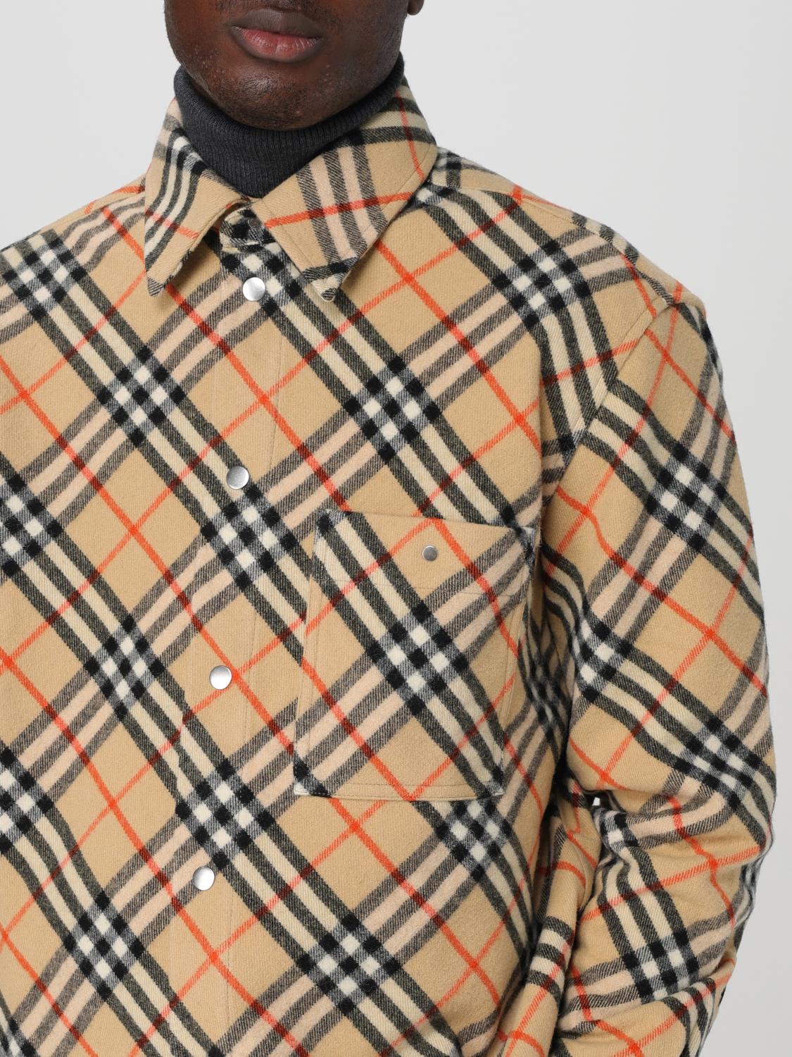 BURBERRY SHIRT: Shirt men Burberry, Sand - Img 5