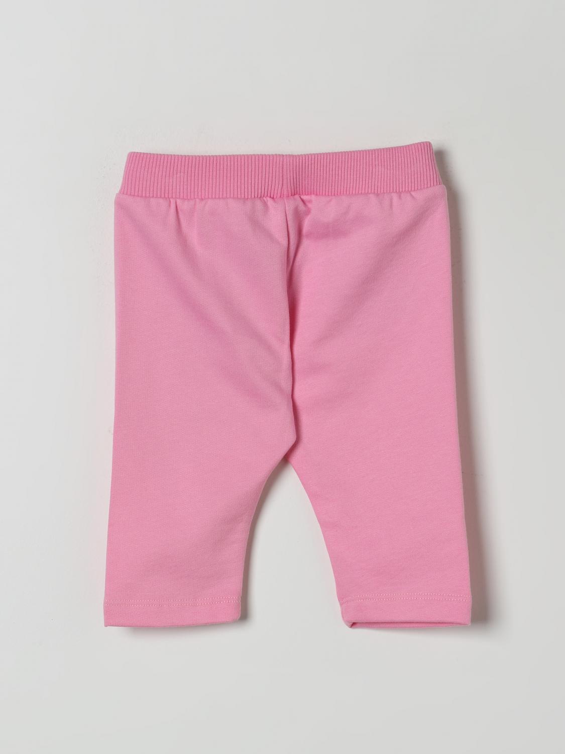 MOSCHINO PANTS: Pants kids Moschino, Baby Pink - Img 2