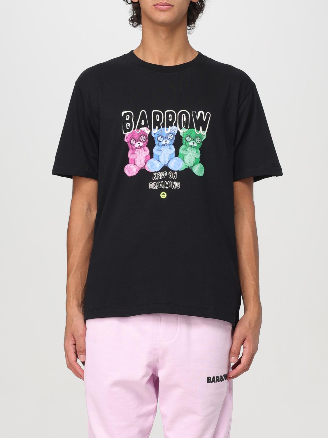 BARROW T-SHIRT: T-shirt Barrow in cotone con stampa , Nero - Img 1