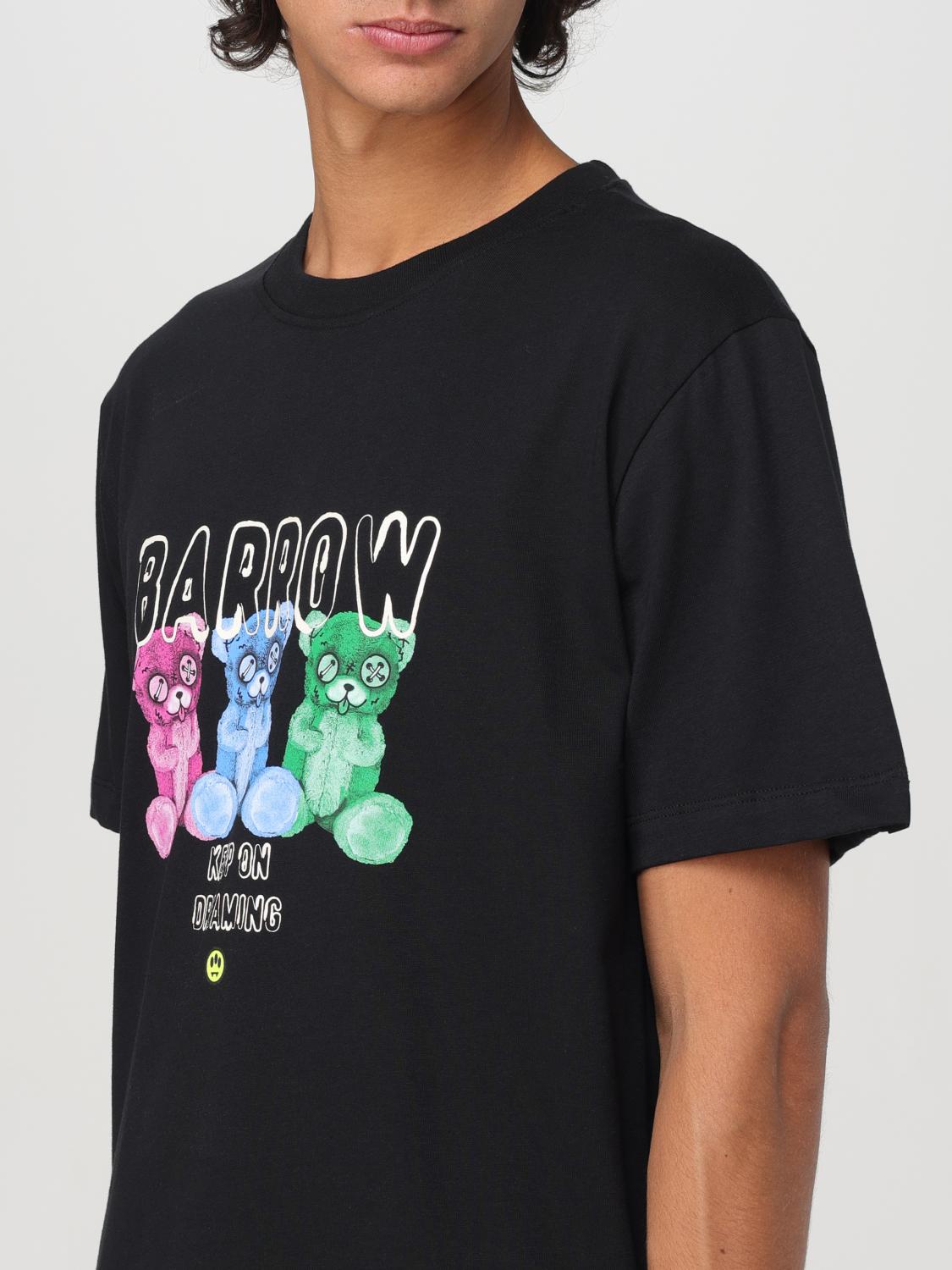 BARROW T-SHIRT: T-shirt Barrow in cotone con stampa , Nero - Img 3