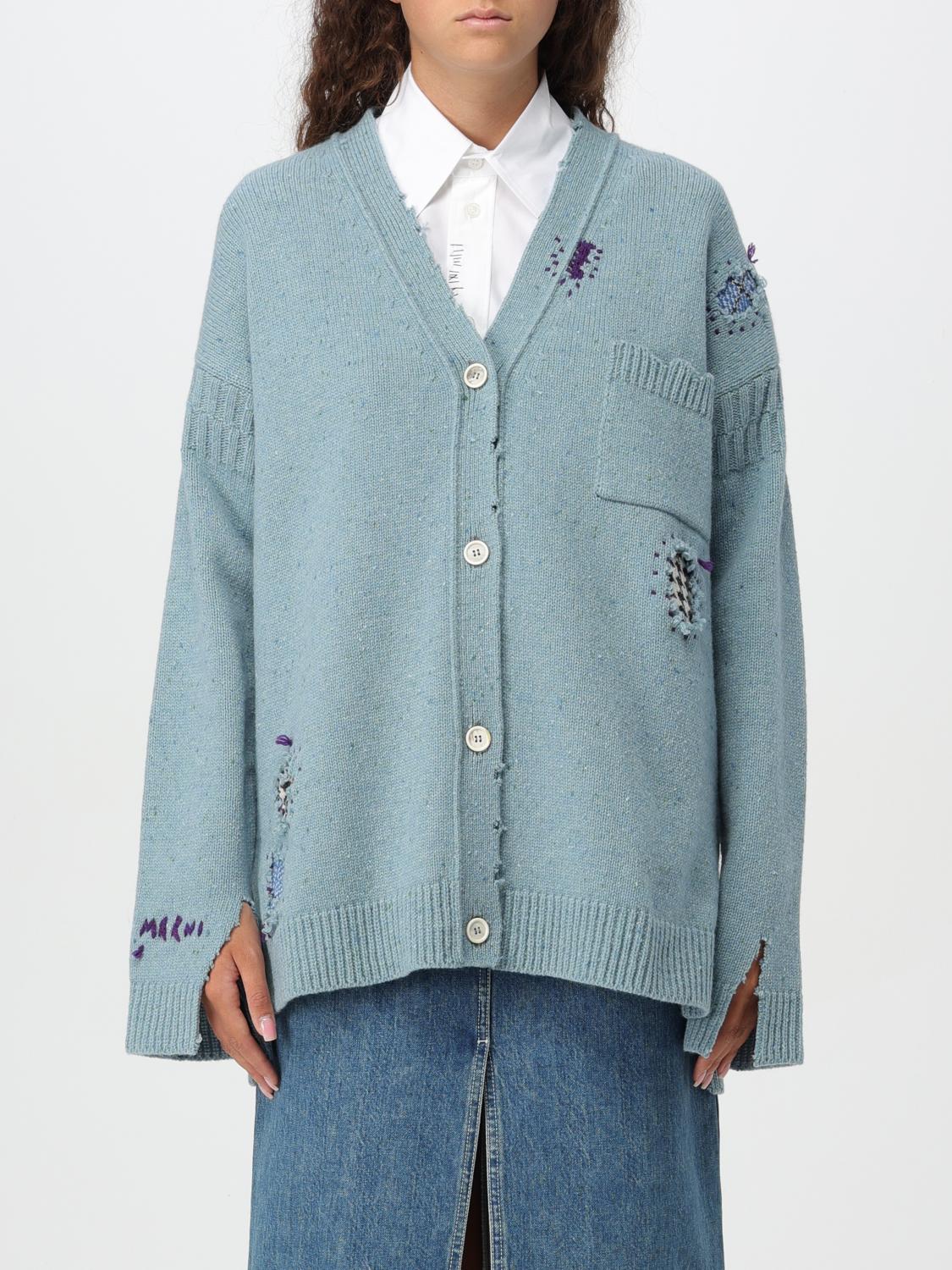 Marni カーディガン レディース - ブルー | CDMD0351Q0UFH938 | GIGLIO.COM