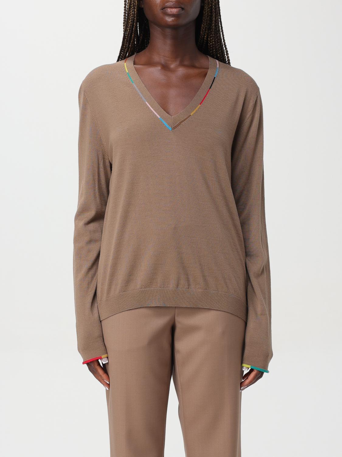 PAUL SMITH Pull femme Beige Pull Paul Smith W1R457NN11018 en ligne sur GIGLIO.COM