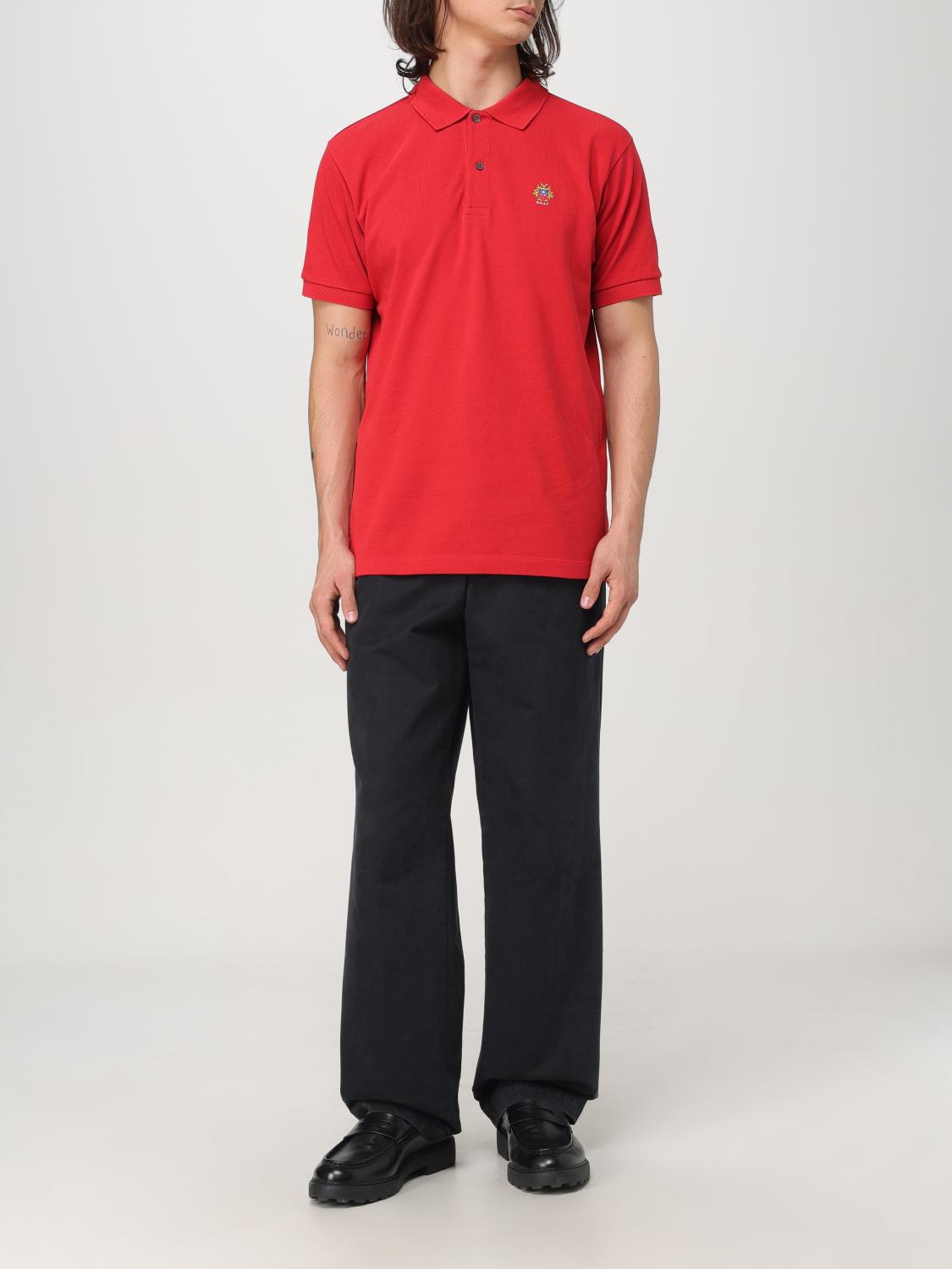 BALLY POLO SHIRT: Polo shirt men Bally, Red - Img 2