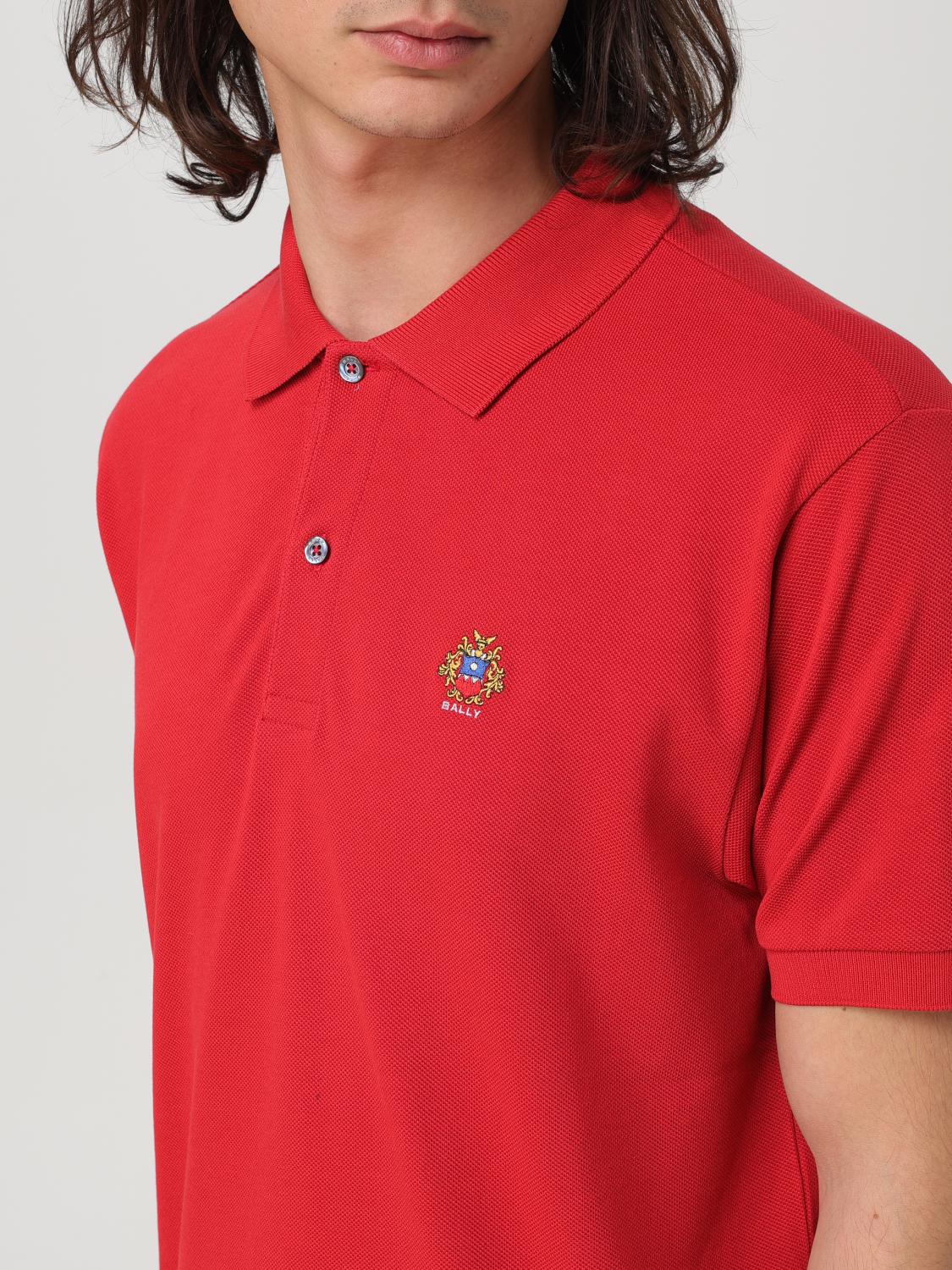 BALLY POLO SHIRT: Polo shirt men Bally, Red - Img 5