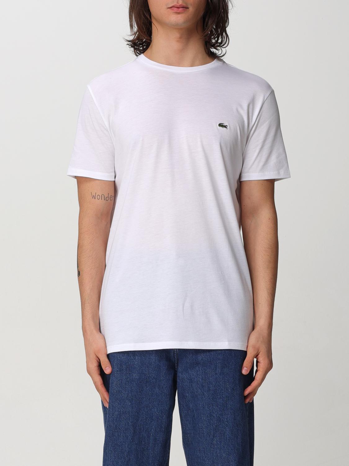 LACOSTE T-SHIRT: T-shirt men Lacoste, White - Img 1