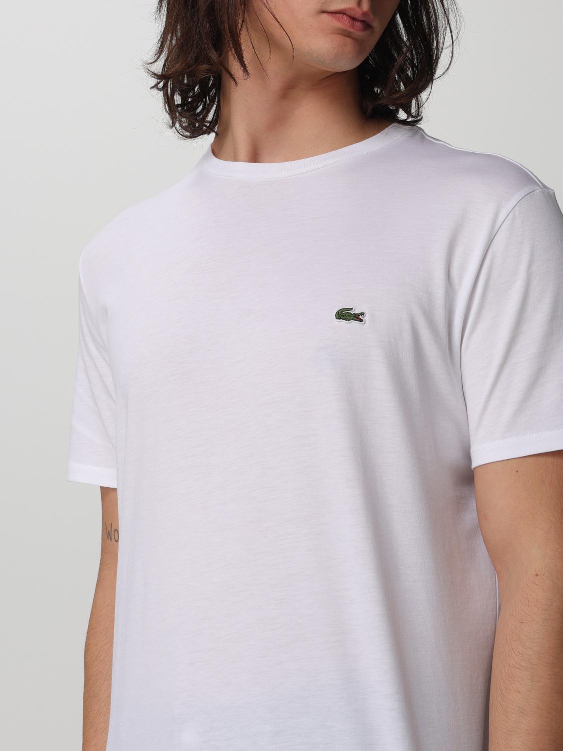 LACOSTE T-SHIRT: T-shirt men Lacoste, White - Img 3