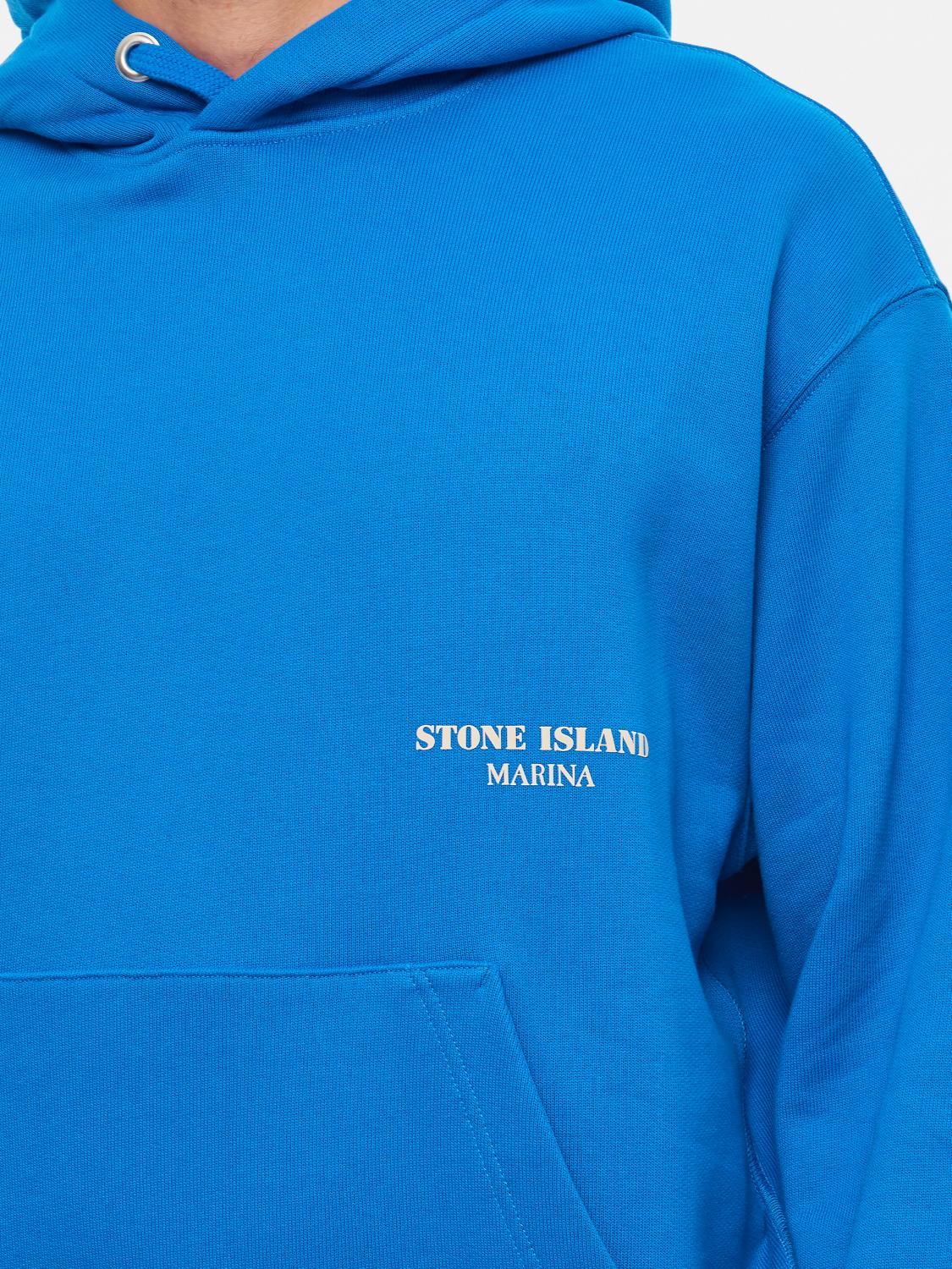 STONE ISLAND SUDADERA: Sudadera hombre Stone Island, Azul Oscuro - Img 4