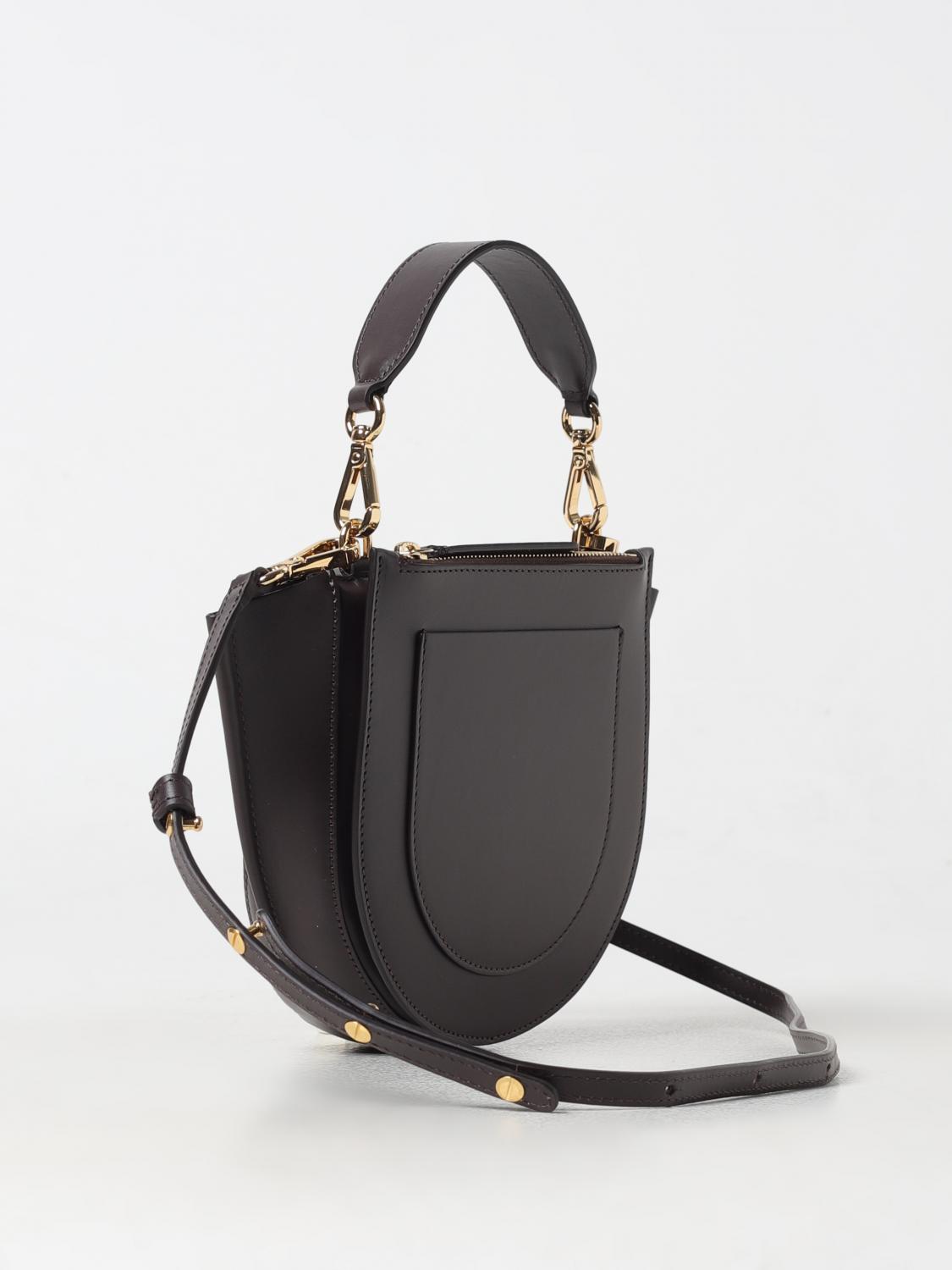 WANDLER BORSA A SPALLA: Borsa Hortensia M Wandler in pelle , Beige - Img 2