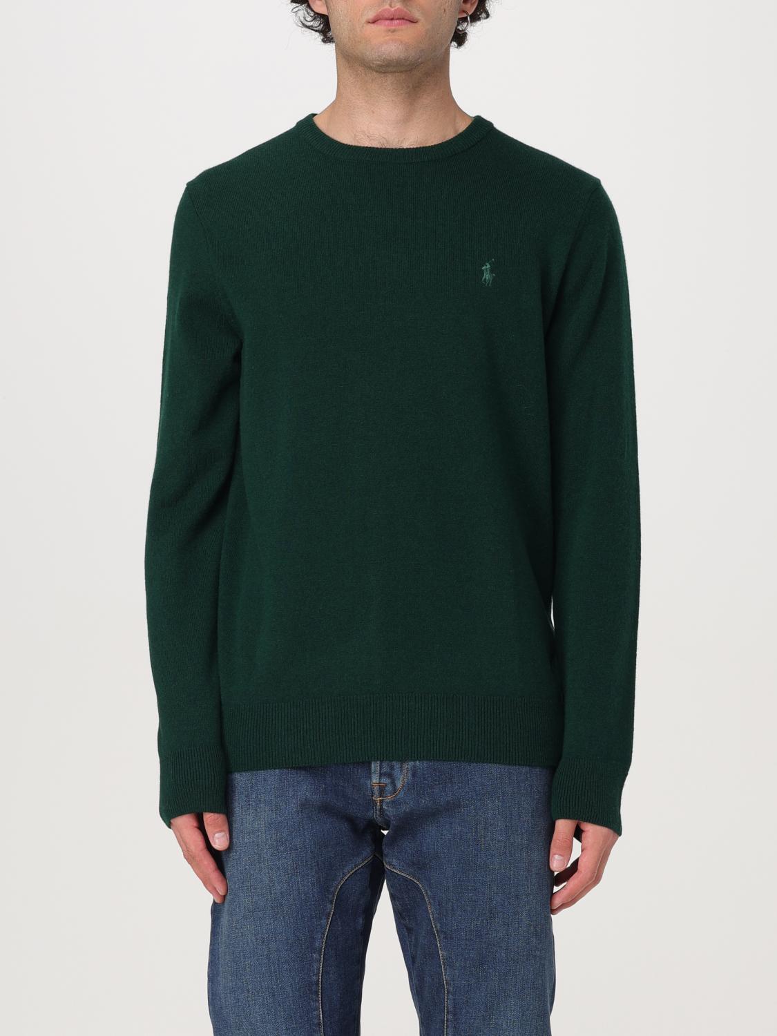 POLO RALPH LAUREN SWEATER: Sweater men Polo Ralph Lauren, Green - Img 1