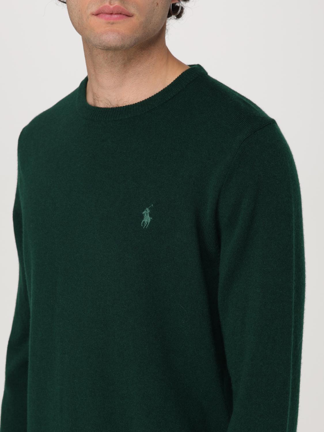 POLO RALPH LAUREN SWEATER: Sweater men Polo Ralph Lauren, Green - Img 3