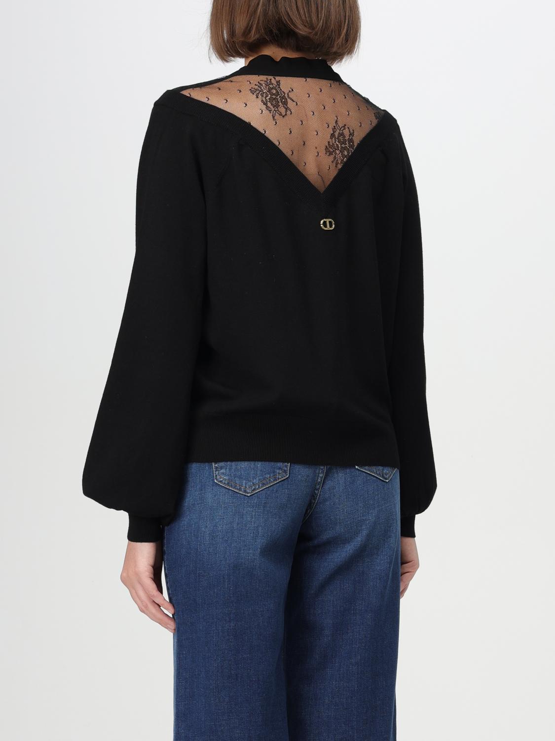 TWINSET SWEATER: Sweater woman Twinset, Black - Img 2