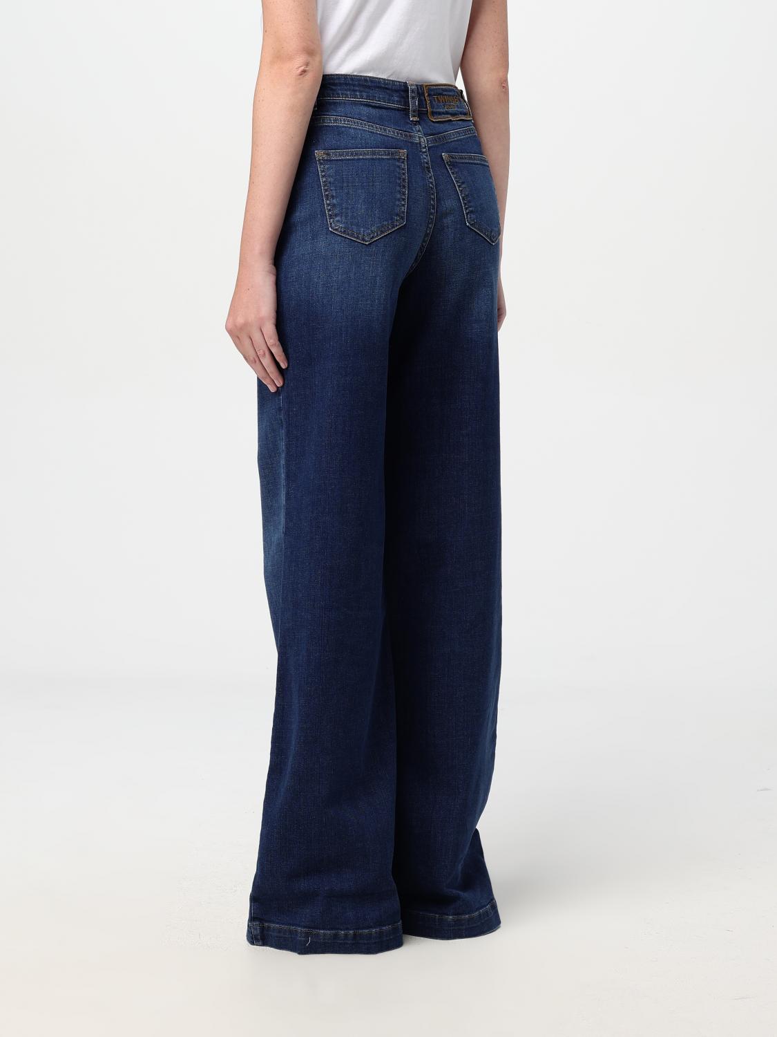 TWINSET JEANS: Jeans Twinset in denim di cotone , Denim - Img 2