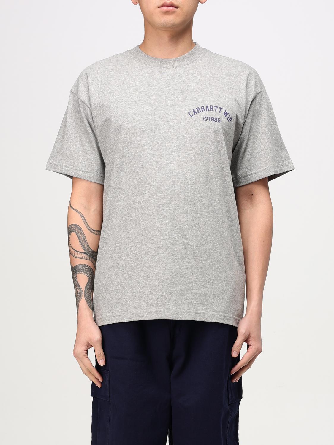 CARHARTT WIP T-SHIRT: T-shirt men Carhartt Wip, Grey - Img 1