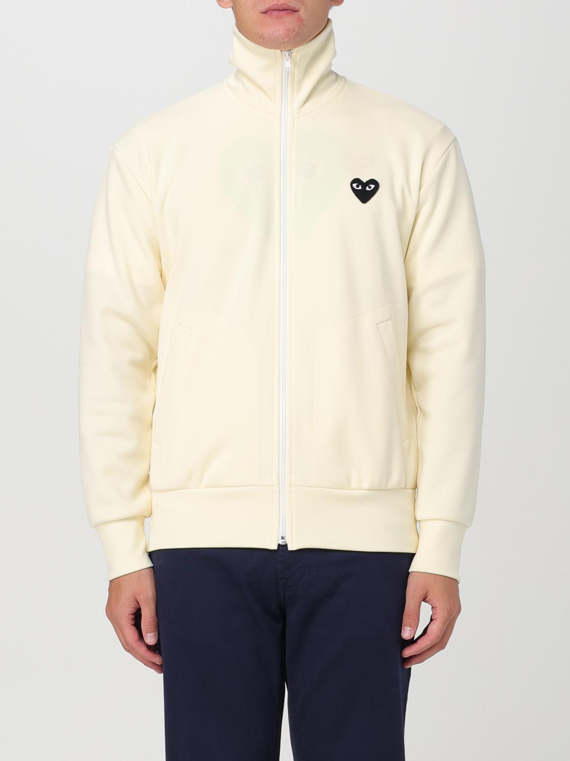 COMME DES GARÇONS PLAY SUDADERA: Sudadera hombre Comme Des Garçons Play, Blanco - Img 1