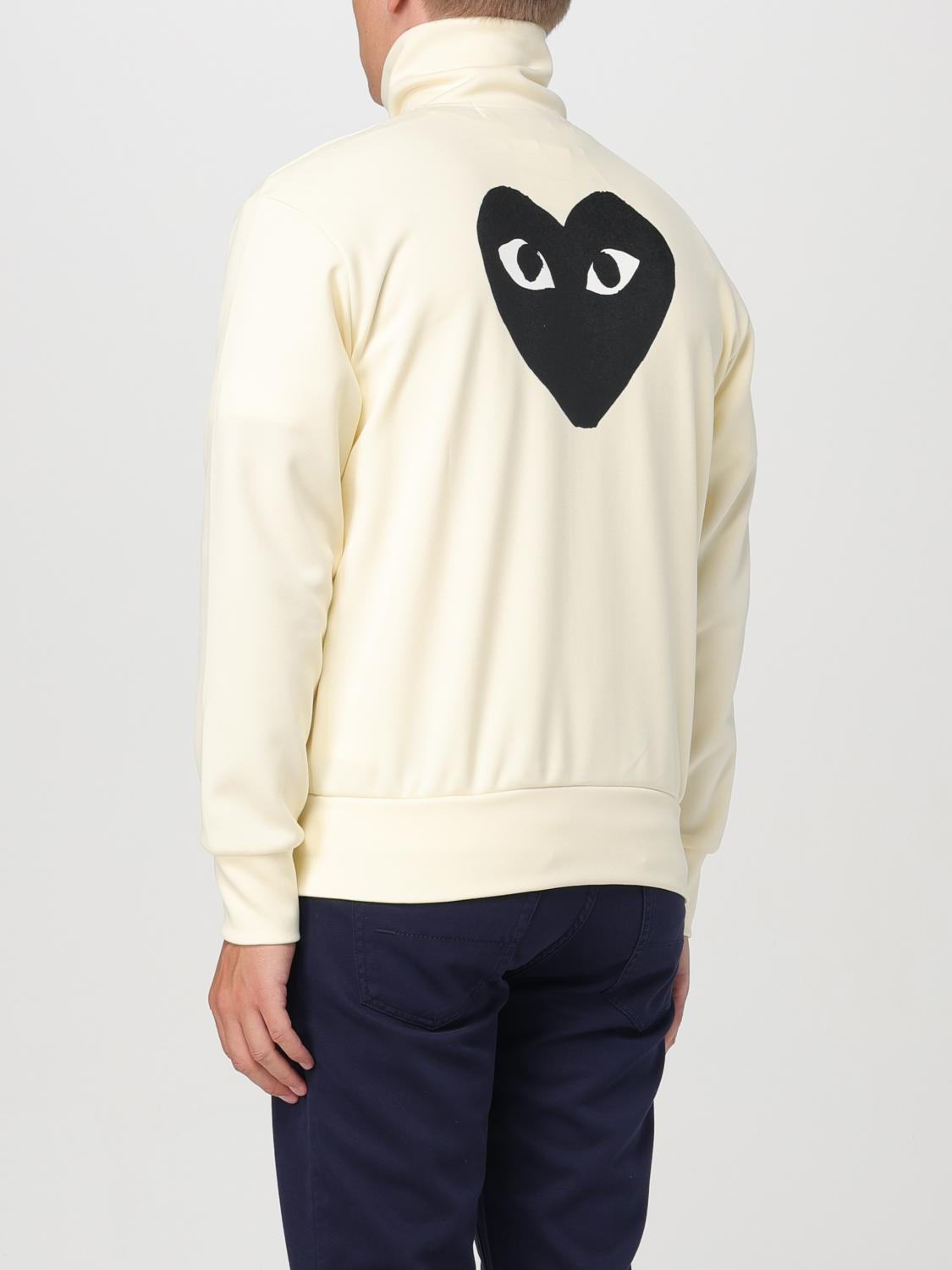 COMME DES GARÇONS PLAY SUDADERA: Sudadera hombre Comme Des Garçons Play, Blanco - Img 2