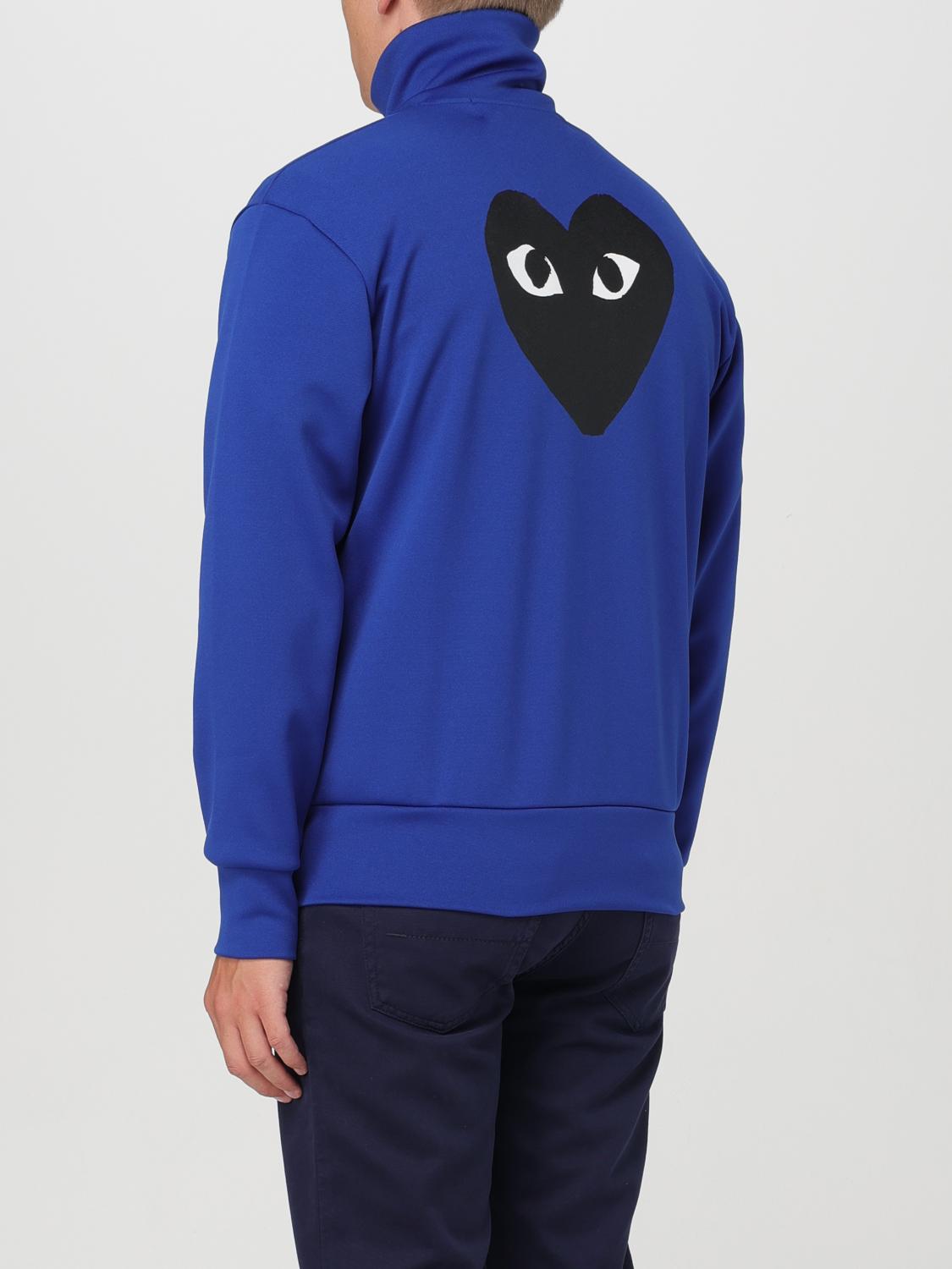 COMME DES GARÇONS PLAY SWEATSHIRT: Sweatshirt homme Comme Des Garçons Play, Bleu - Img 2