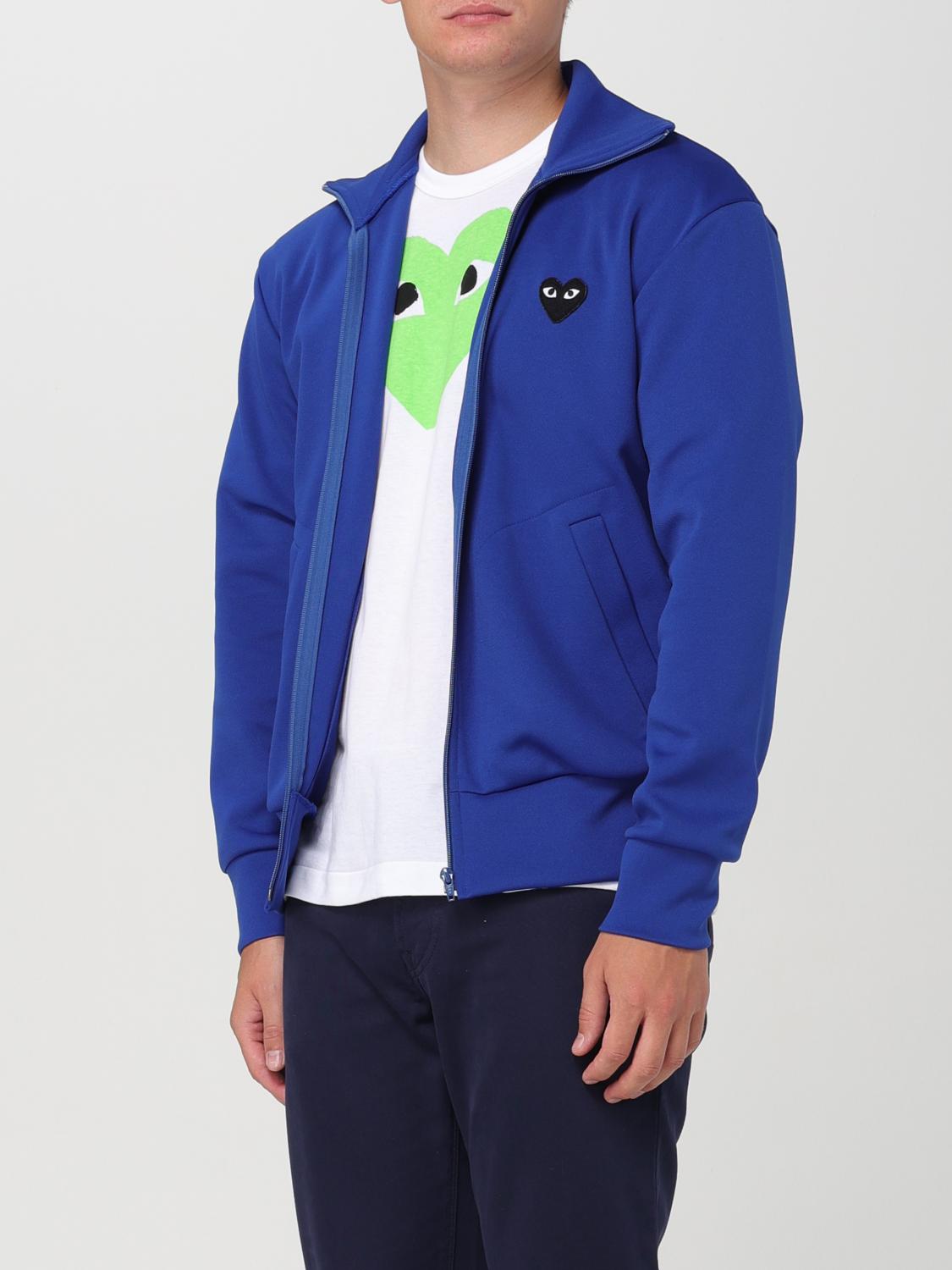 COMME DES GARÇONS PLAY SWEATSHIRT: Sweatshirt homme Comme Des Garçons Play, Bleu - Img 3