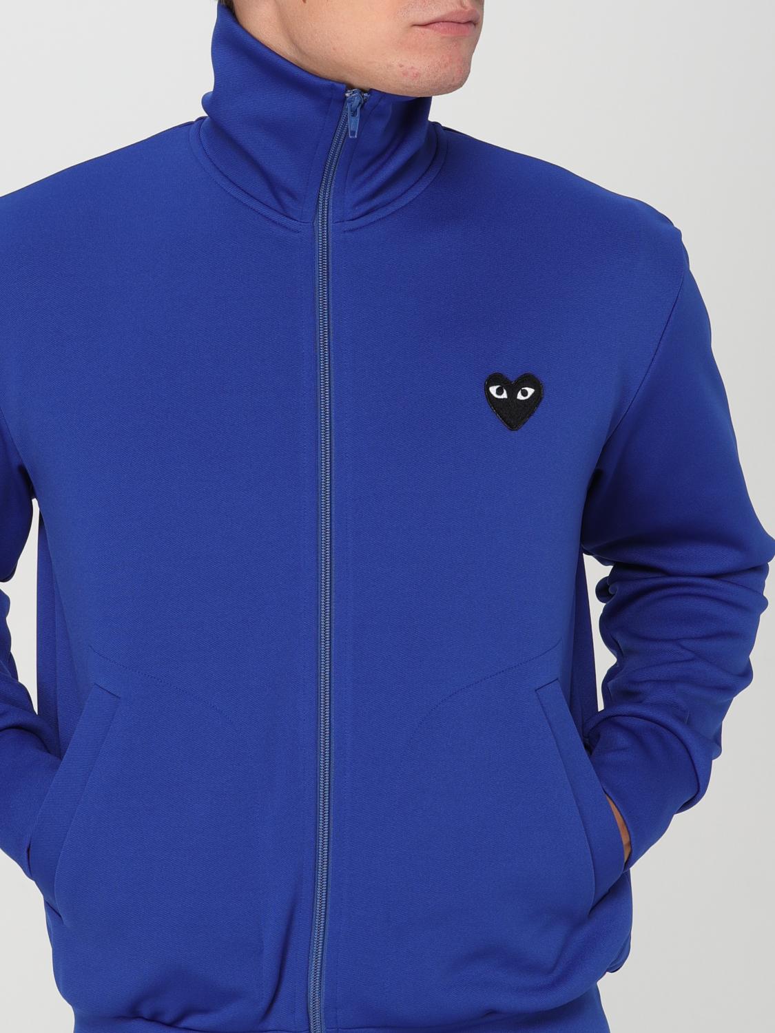 COMME DES GARÇONS PLAY SWEATSHIRT: Sweatshirt homme Comme Des Garçons Play, Bleu - Img 4