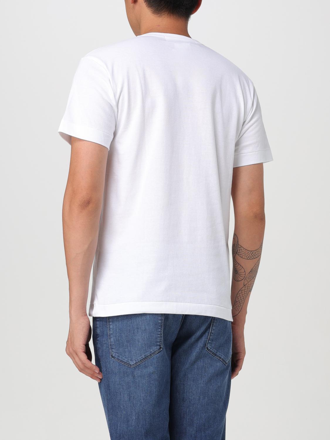 COMME DES GARÇONS PLAY Tシャツ: ポロシャツ メンズ Comme Des Garçons Play, ピンク - Img 2