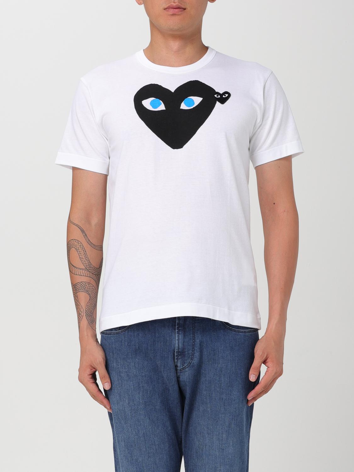 Comme Des Garçons Play Polo shirt men - White | AXT088 | GIGLIO.COM