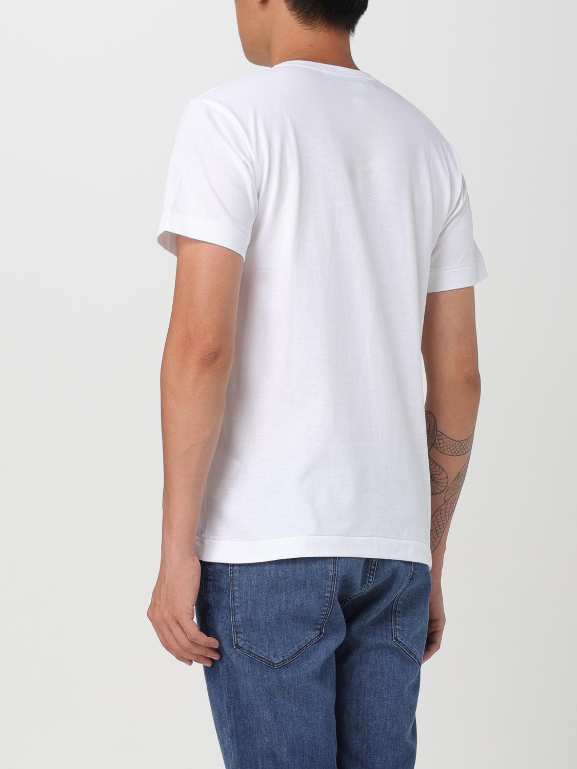 Comme Des Garçons Play T-shirt - Bianco | AXT088 | GIGLIO.COM