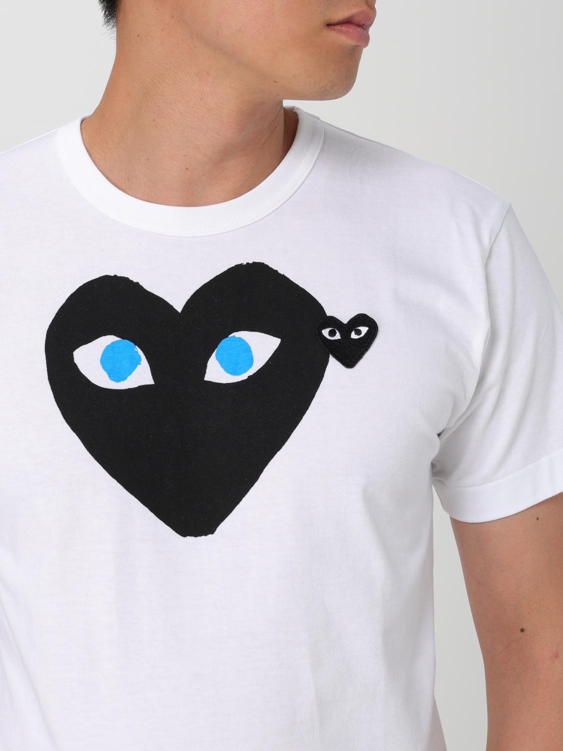 Comme Des Garçons Play Polo shirt men - White | AXT088 | GIGLIO.COM