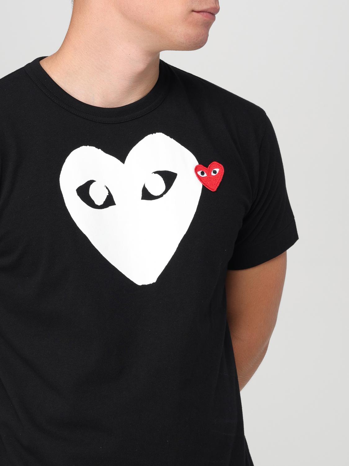 COMME DES GARÇONS PLAY T-SHIRT: Polo shirt men Comme Des Garçons Play, Black - Img 3
