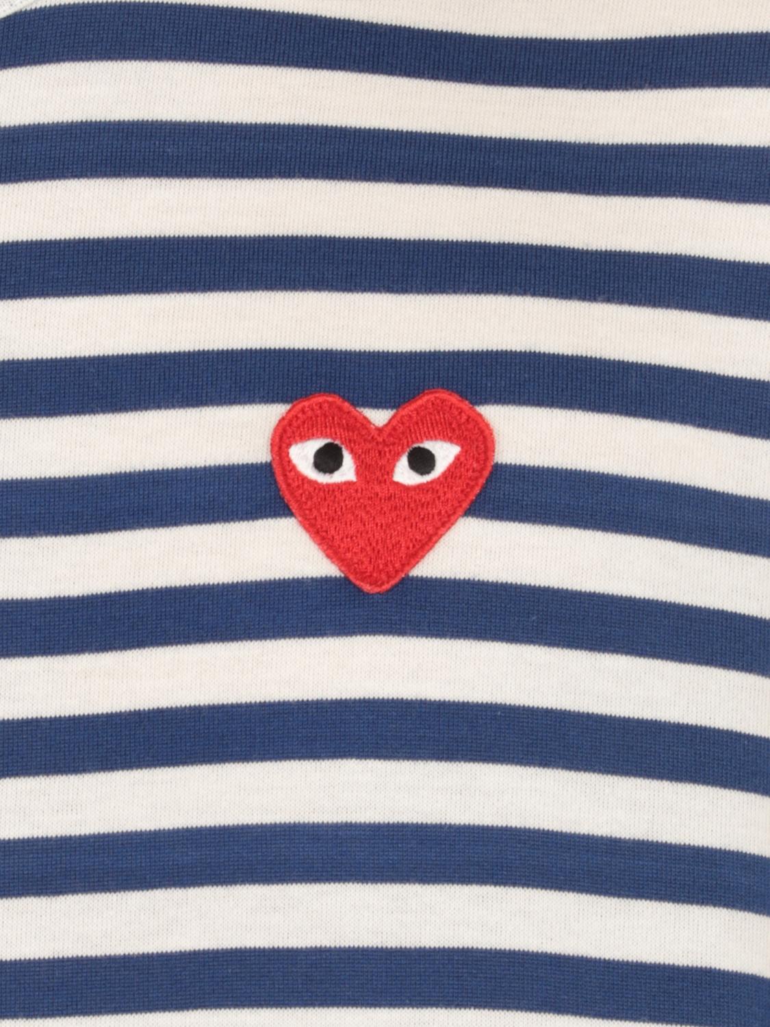 COMME DES GARÇONS PLAY CAMISETA: Polo hombre Comme Des Garçons Play, Azul Oscuro - Img 4