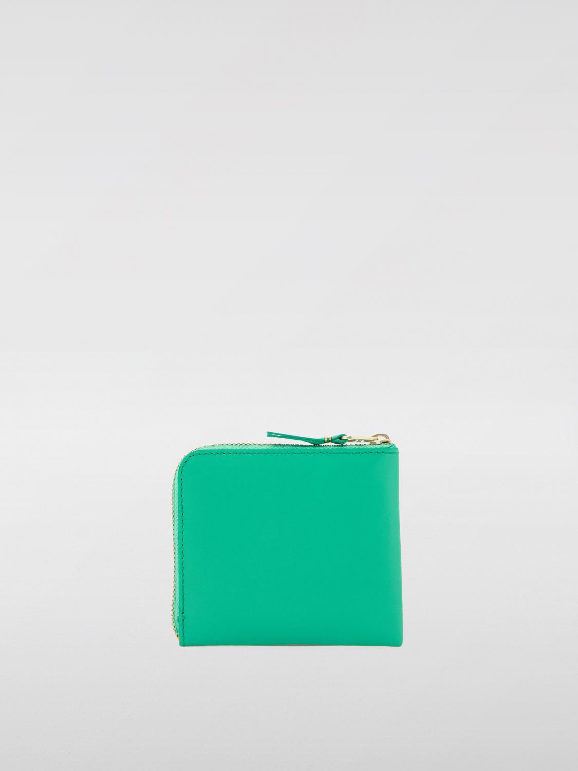 COMME DES GARÇONS WALLET PORTAFOGLIO: Portafoglio Comme Des Garçons Wallet in pelle, Verde - Img 1